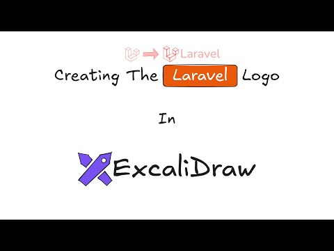 Draw the Laravel Logo in Excalidraw: Simple & Clean Tutorial 🧱✏️
