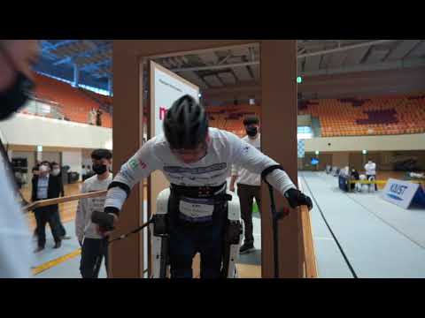 (Third Trial, BW Kim) WalkON Suit IV @ Cybathlon 2020 | Powered Exoskeleton Race