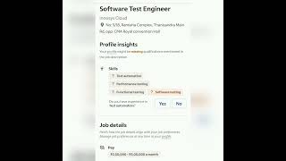 Software Test Engineer#fresher #experienced #youtubeshorts #getemployed #softwaretestingjobs #qajobs