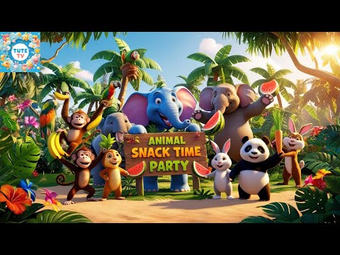 🎉 Fun Animal Songs for Kids! 🐒🍌🦒🍎 Learn and Sing Together! #nurseryrhymes #animalsong