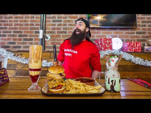 "£500 SAYS YOU CAN'T FINISH THAT IN 11 MINUTES" | JEM'S PIT STOP'S MEGA CHALLENGE | BeardMeatsFood