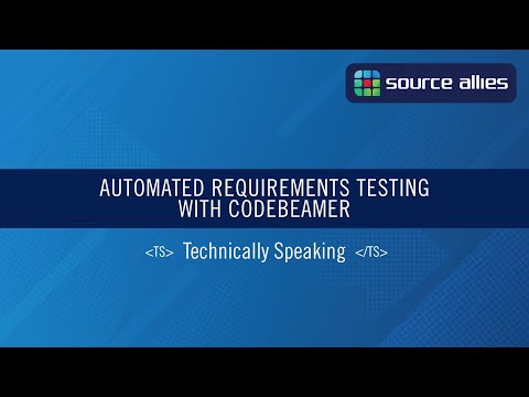 Automated Requirements Testing with Codebeamer