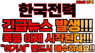 한국전력 주가전망 지금 사도 될까? 전문가의 긴급 진단!