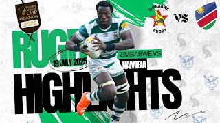 Zimbabwe Vs Namibia Highlights | Rugby Africa Cup 2025 Final (Rugby World Cup Qualifiers)