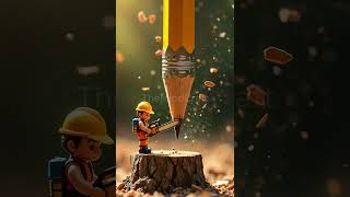 miniature worker #ai #aiminecraft #aivideo