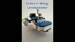 1x Captain Rex Y-Wing: Landspeeder #lego #legostarwars #starwars #lego