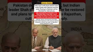 India says it will never restore Indus water treaty with Pakistan
