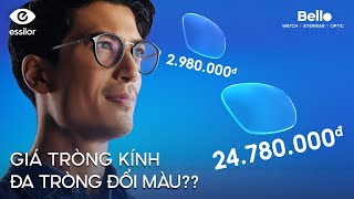 Giá kính đa tròng đổi màu? Lh tư vấn, báo giá cùng chuyên gia tròng kính Sơn Trần Bello 0961.74.9999