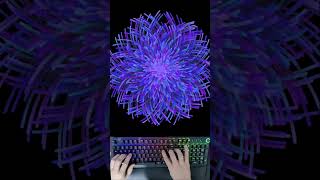 ASMR Coding - Satisfying animated flower with JavaScript