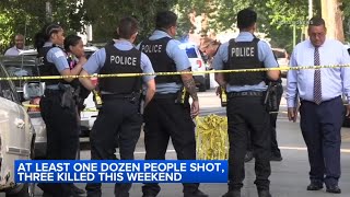 At least a dozen people shot, multiple killed in Chicago weekend shootings across city, police say