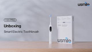 Unboxing usmile Y20 PRO - Upgraded AI Electric Toothbrush with 25x Cleaning Effectiveness