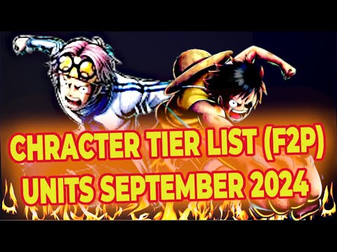 OPBR CHARACTER TIER LIST (F2P) ONLY.