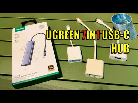 Unboxing The UGREEN 7in1 USBC adapter support 4K60Hz that works with MacBook and IPhone