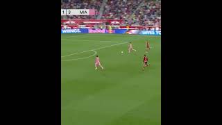 The ball from Busquets and the finish by Messi 🥶 (MLS on Apple TV)