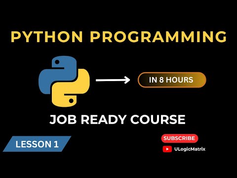 Introduction to Python || Job Ready Course || With Practical Demonstrations || Lesson #1