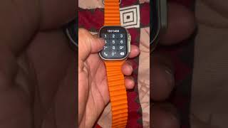 Telegram in t10 ultra smartwatch me code #applewatch #ytshorts #shorts