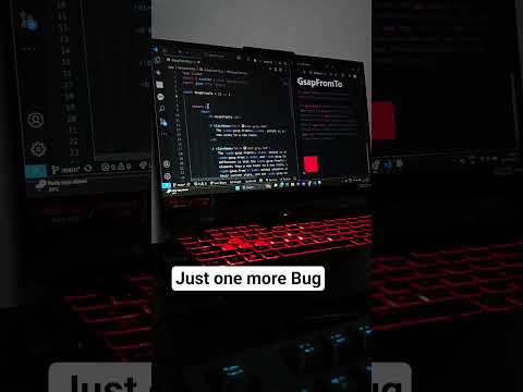 GSAP Tutorial coming soon!    #WebDeveloper #Debugging #FrontendDev #SoftwareEngineer #LearnToCode