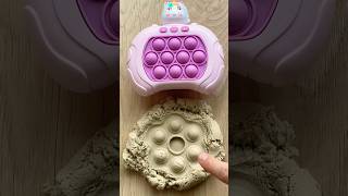 Kineticsand Popit Machine! #satisfying #kineticsand #popit #machine #shorts