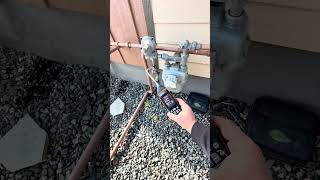 Gas leak found the corrupted before the end of the inspection. If you have a gas leak contact help!