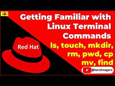Getting Familiar with Linux Commands with Exam Questions -RHCSA Tutorials - E3 English - Harsh Nagar