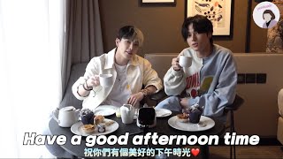 【繁體中字】ATEEZ 弘中&友榮的英國下午茶體驗記｜에이티즈 영국 티타임 체험기