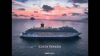 空拍 Aerial 4K - 歌詩達威尼斯號 Costa Venezia - Inaugural Call 基隆港 Keelung & 香港Hong Kong 首航 | 歌詩達郵輪 威尼斯號 空拍