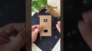 Diy. 🤗🥰Mini boat ⛵ from card#recycledart #trendingshorts #viralvideo