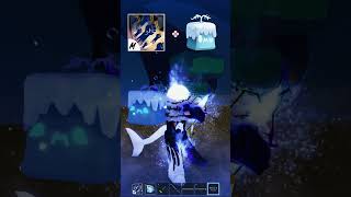 Easy combo with  blizzard + godhuman #bloxfruits #blizzard #godhuman#combo