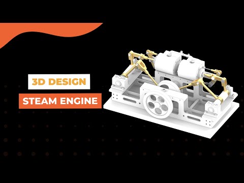Two Piston Cylinder Steam Engine | Marvelous Machinery