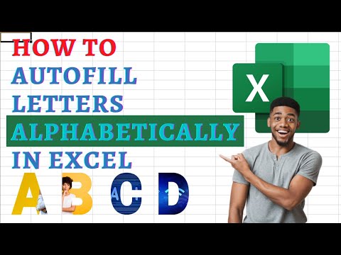 How To Autofill Letters Alphabetically in Excel | Excel Tricks | How's That Tech #shorts