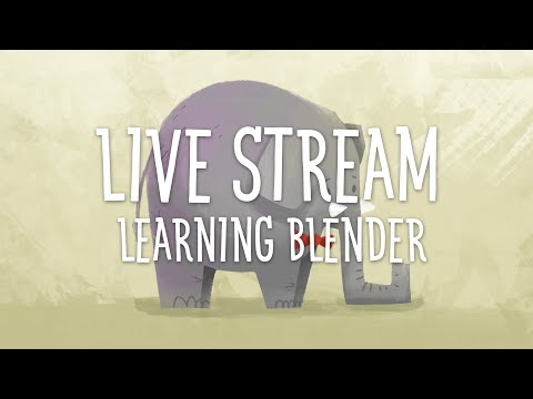 Live Stream - Learning Blender 7-24-25