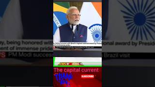 PM Modi Leaves Brazil for Namibia | Awarded Brazil’s Highest Civilian Honour | BRICS Summit 2025