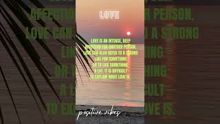 LOVE MEANING - WHAT IS LOVE? - ENGLISH DICTIONARY