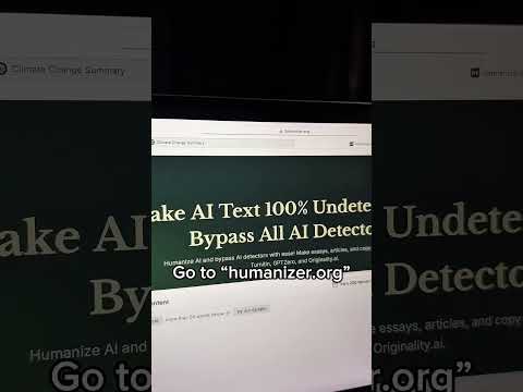 Turn AI Essays into Human Writing FAST! #aiwritingtool #techshorts #chatgpt #humanizerorg #humanizer