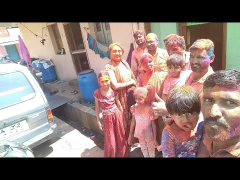 #HOLI IN 2020 HOLI CELEBRATION IN HUBLI CITY KARNATAKA HAPPY HOLI TO ALL MY YOUTUBE CHANNEL FRIENDS