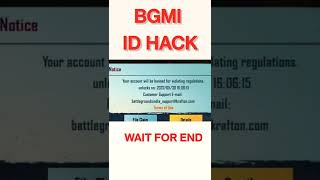 MY ID HACK #bgmi #hack #pubgmobile #jonathan