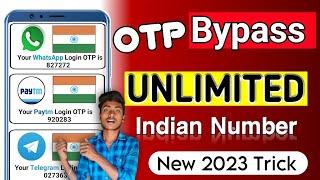 New OTP Bypass Website 2023 🤩Indian Number OTP Bypass Trick 🔥 Unlimited INDIAN OTP Bypass New Trick