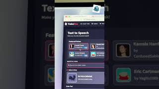 Make celebs say anything using Al! #AlWebsites #ViralTools #VoiceClone #TechMagic #Shorts