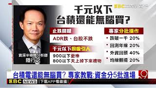 台積電還能無腦買？ 陸行之：「千元以下」很吸引人 @newsebc