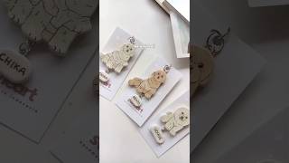 Turn pets into keychain ✨😺 #diykeychain #claycraft #clayart #airdryclay #handmadejewelry #shorts
