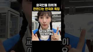 외국인들을 미치게 만드는 한국어 특징에 대해 이야기하는 미국교수님
