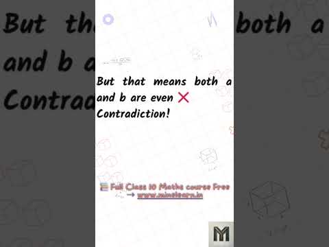 Did You Know? √2 Can Never Be a Fraction! 🤯 | Class 10 Real Numbers | Minelearn