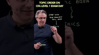 Topic order on CFA Level 1 exam day