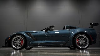 2019 CORVETTE ZR1 3ZR ZTK 2K SHADOW GRAY 2 TONE SEAT FREE ENCLOSED DELIVERY FOR SALE R3MOTORCARS.COM
