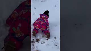Winter fun 🤩 oops. I fell out 🫣😅😅 #snow #winterfun #sledding