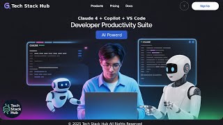 Claude 4 + Copilot + VS Code = AI Supercharged Web Development  Build a Full Template No Experiencee