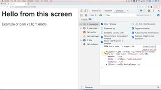 CSS Mediaqueries Light & Dark mode