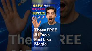 Top 3 Free AI Tools That Feel Like Magic! #FreeAITools #ChatGPTShorts #YouTubeShorts #TechTools2025