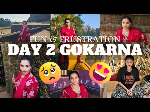 Day 2 of Gokarna trip was filled with 15% fun and 85% frustration 🫤  Check why? #winter #travelvlog