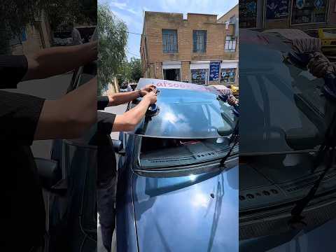آموزش خودمانی تعویض شیشه جلوی سمند سورن(ققنوس)🫠